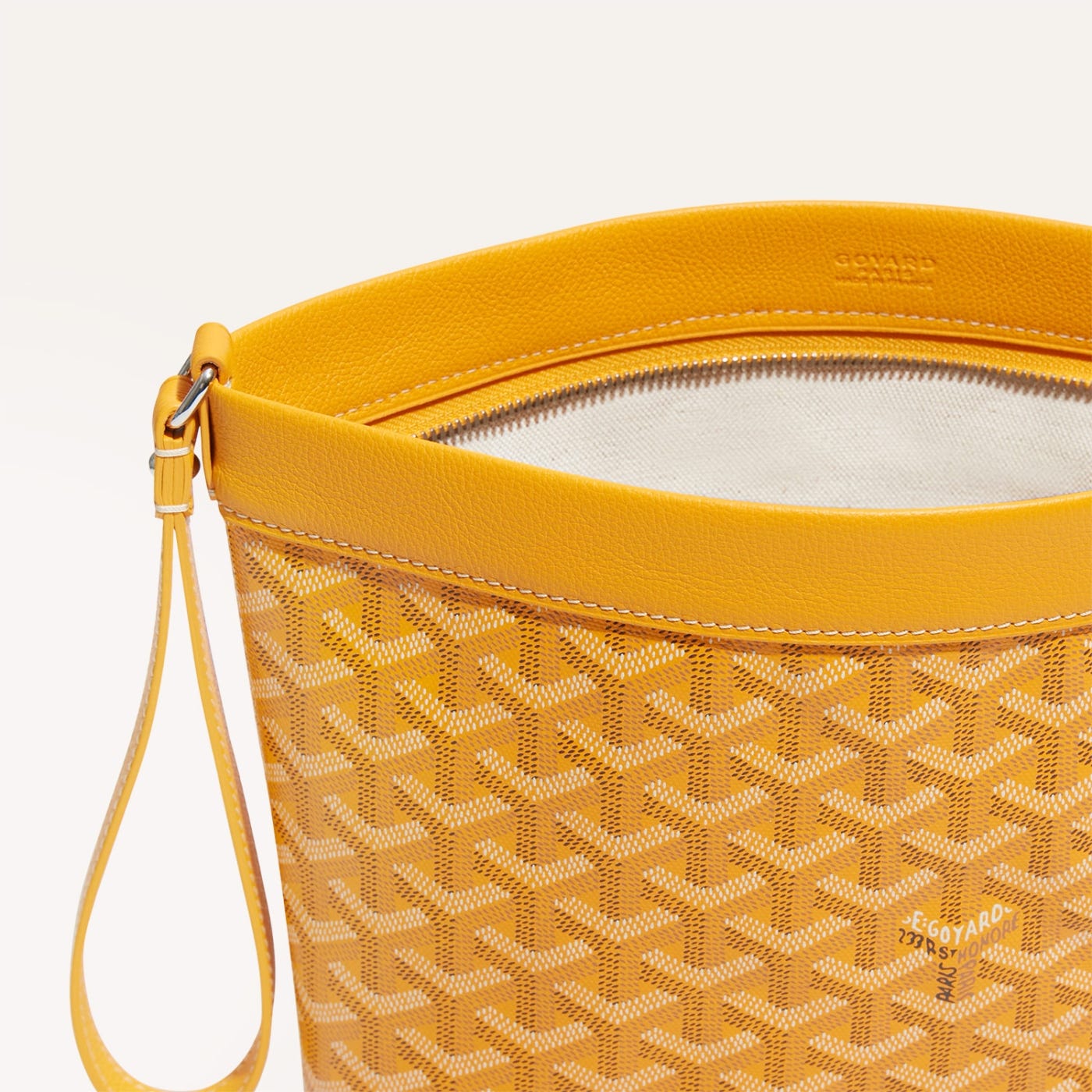 Goyard Conti Pouch Yellow - Image 4